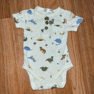 Dinosaur Printed Gender Neutral Onesie